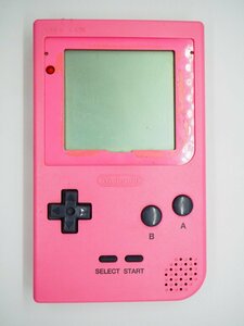 【ジャンク】GAME BOY pocket ゲームボーイポケット MGB-001 ピンク ゲームで発見!!たまごっち 任天堂 Nintendo キングラム[fnk]