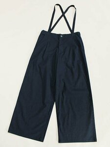 * unused 2020*ruk LUKA /senso Uni ko/linen overall regular price 1.9 ten thousand :40/ dark blue yu337