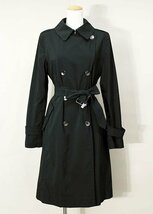 ☆国内正規/美品☆Max Mara Studioマックスマーラ/トレンチコート:42/黒yu354_画像1