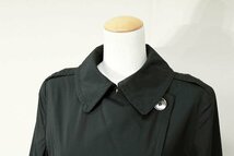 ☆国内正規/美品☆Max Mara Studioマックスマーラ/トレンチコート:42/黒yu354_画像4