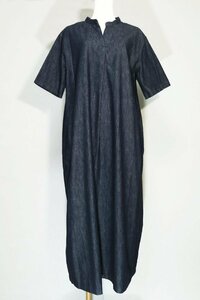 ☆現行品/美品2024☆TABASAタバサ/スキッパー6ozデニムワンピース定価3.2万：nj738