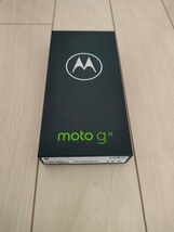 ★新品未開封★moto g13 本体 マットチャコール【送料無料】 Motorola モトローラ_画像1