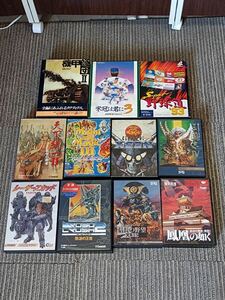 [F1562] 【中古品】PCゲーム/PC-9800 シリーズ/ゲームソフト/11本/まとめ売り/検品済/動作未確認