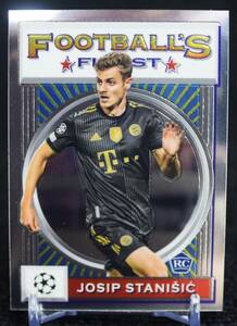 2022 Topps Finest Flashbacks Josip Stanisic ヨシップ スタニッチ Croatia サッカー ルーキーカード