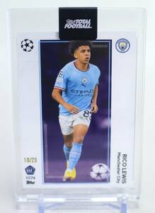 2022-23 Topps Total Football Purple /25 Rico Lewis リコ ルイス Manchester City サッカー ルーキーカード England