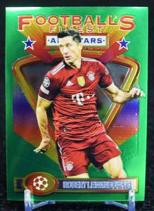 2023 Topps Finest Flashbacks Robert Lewandowski サッカー カード Poland