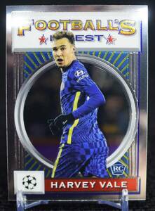 2022 Topps Finest Flashbacks Harvey Vale ハーベイ ベール England サッカー ルーキーカード