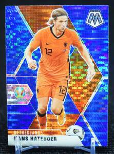 2020-21 Panini Mosaic Prizm Blue Pulsar Hans Hateboer サッカー カード Netherlands FIFA