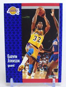 Earvin Johnson アービン ジョンソン 1991 Fleer Lakers NBA カード 