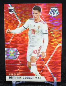 2020-21 Panini Mosaic Prizm Red Pulsar RC Dominik Szoboszlai ドミニク ショボシュライ サッカー ルーキー カード Liverpool Hungary