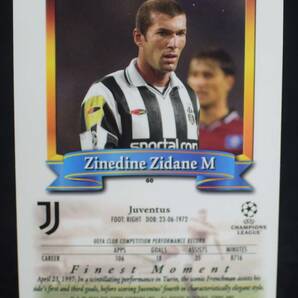 2023 Topps Finest Flashbacks Zinedine Zidane ジネディーヌ ジダン サッカー カードの画像2