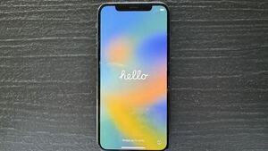 美品　Apple iPhone X MQC12J/A space gray 256GB A1902 SIMフリー 付属品：箱