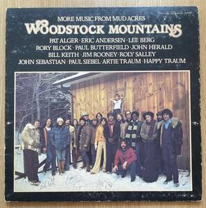 LPレコード『WOODSTOCK MOUNTAINS』 米ラウンダー盤 トラウム兄弟などMUD ACRES来日メンバー6人のサイン入り 一部再生試聴できます