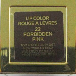 トム フォード リップ カラー #22 フォビドゥン ピンク 残量多 C216の画像3