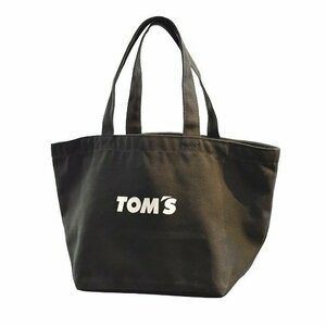 TOM'S トムス ランチ トートバッグ ブラック 黒 TOM'Sロゴ入り 弁当箱 収納