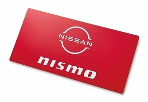日産コレクション ナンバープレートマスク レッド 赤 ニッサン ニスモ NISMO NISSAN 撮影用 1枚
