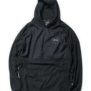 F.C.Real Bristol POLARTEC MICRO SMALL GRID FLEECE HOODIE(FCRB-222047) 黒 新品XL パーカーの画像1