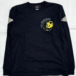 LOONEY TUNES x BRAVE-MAN ルーニーチューンズ ブレイブマン コラボロンTee 長袖Tシャツ LTB-2402 スミクロ ブラック Mサイズの画像2