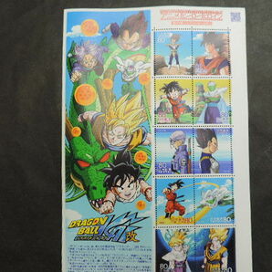 ★ドラゴンボール改★ アニメ／ヒーロー／ヒロイン ２０１２年  ８０円切手×１０枚 ８００円分 額面割れ 新品・未使用の画像2