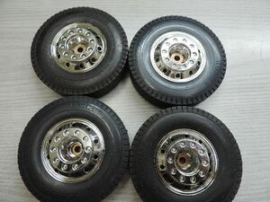 * trailer tire 4ps.@* Tamiya 1/14 tractor truck secondhand goods 