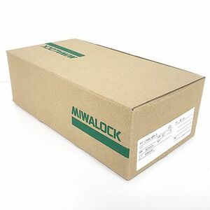 【未使用】MIWALOCK/美和ロック 本締電気錠(モーター施解錠型) U9AL4M-1 扉厚40mm バックセット64mm キー3本付