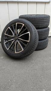 中古夏タイヤホイールセット　215/50R18　ナンカン クロススピード SP-9 　クロノス 18インチ　4本セット　★☆送料安★☆