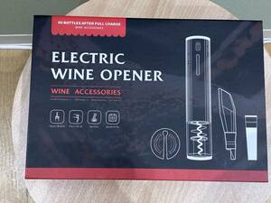 #4071 充電式電動ワインオープナー　【ELECTRIC WINE OPENER】　ワインアクセサリー　取扱説明書無し　新品未使用