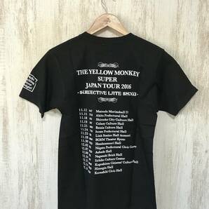 AT330☆【SUPER JAPAN TOUR 2016 ライブTシャツ】THE YELLOW MONKEY イエモン 黒 Mの画像3
