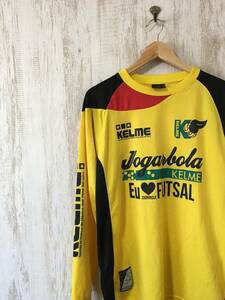 444☆【サッカー フットサル トレーニングシャツ】KELME ケルメ マルチカラー XL