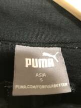 456☆【トレーニング スウェットジャケット】PUMA プーマ 黒 S_画像4
