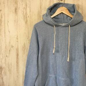 548☆【REVERSE WEAVE スウェットパーカー】champion チャンピオン リバースウィーブ 水色 Lの画像1