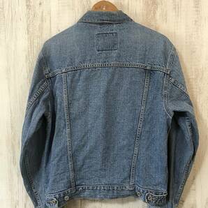 V567☆【ジージャン デニムジャケット】LEVI'S リーバイス S アメカジの画像3