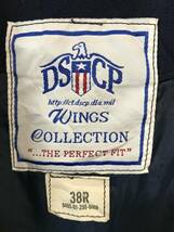 V594☆【AIR FORCE ミリタリージャケット】DSCP WINGS COLLECTION 紺 38R_画像6