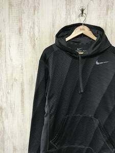 674☆【THERMA-FIT プルオーバー パーカー】NIKE ナイキ マルチカラー L