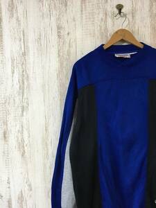 V720*[ American Casual Vintage б/у одежда переключатель . дизайн вязаный свитер ]SPALDINGs Pal ting многоцветный L