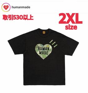 HUMAN MADE KAWS GRAPHIC T-SHIRT #1 HEART BLACK 2XLサイズ ヒューマンメイド カウズメイド TEE Tシャツ ハート ブラック XXLサイズ