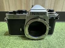H5634 1円～ NIKON ニコン FE2 ボディ シャッターOK フイルムカメラ レトロ カメラ 一眼レフ 現状 _画像2