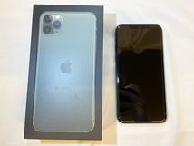 T6160 iPhone11ProMax Apple アップル 256GB バッテリー残量78% 初期化済み SIMフリー 判定◯_画像1