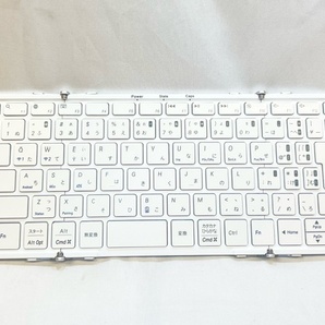 T6200 1円〜 モボ キーボード AM-KTF83J-SW ホワイト 日本語配列 折りたたみ Android Windows iOS MOBO Keyboard の画像2