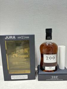 M2617　【未開栓】JURA ジュラ 21年 バイセンテナリー 200周年記念ボトル 700ml 44% 古酒 箱あり スコッチウイスキー