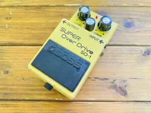 BOSS SD-1 / Boss overdrive effector NEC JAPAN C4558C 1981 year made Made in Japan[ ultra rare ]!