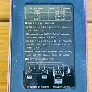 BOSS PSM-5 PowerSuplpy & Master Switch / ボス パワーサプライ マスタースイッチ エフェクター 【ジャンク品】♪の画像8