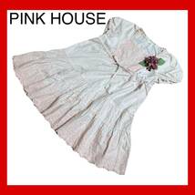 ピンクハウスレース刺繍チュニックワンピースピンク2007年_画像1