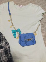 Ｔシャツ＆キュロットセット(Bag)③☆サイズ150cm☆セットアップ☆_画像3