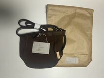 新品 未使用 21SS hender scheme エンダースキーマ tinker bag S (nk-rb-tis) dark brown ティンカーバッグ エス_画像1
