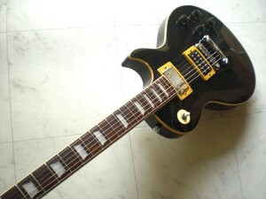 激レア！ 1970年代中期のGuya製セミホロウのジャパンヴィンテージ　弦高1.2mm！ “Les Paul model”ロゴで雰囲気抜群　安心のフルメンテ済