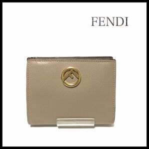 【美品】FENDI フェンディ エフイズ　二つ折り財布