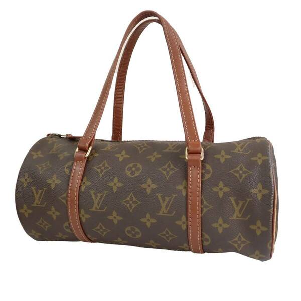 LOUIS VUITTON ヴィトン ヴィンテージ レア 旧型 初代 パピヨン30 M51365 モノグラム レザー 円筒型 ミニ ボストン トート ハンドバッグ