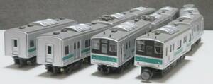 B Train Shorty 207 series 900 number pcs tokiwa . line line 10 both construction settled one part adhesive trace one part metal push car . tokiwa line thousand fee rice field line 