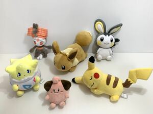 ポケットモンスター ぬいぐるみ 6体セット ポケモン マスコット ピカチュウ ホビー グッズ